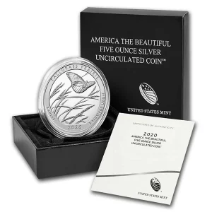 5 OZ SILVER AMERICA THE BEAUTIFUL SPECIMEN COLLECTOR VERSION — obverse