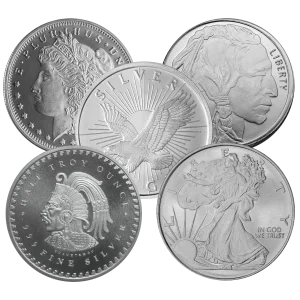 1/2 OZ SILVER ROUND GENERIC BRAND — obverse