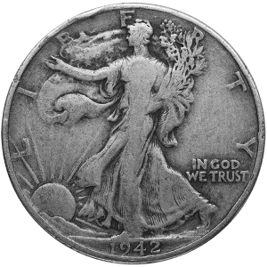 90% AMERICAN SILVER COINS - WALKERS — obverse