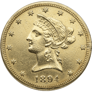 $10 U.S. GOLD LIBERTY LP — obverse