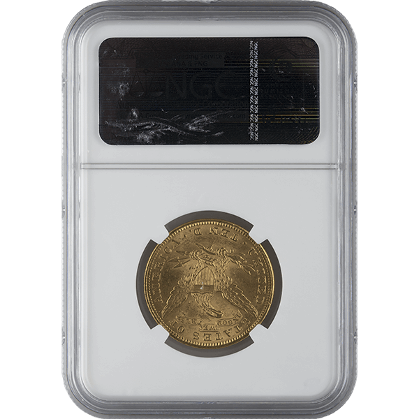 $10 U.S. GOLD LIBERTY NGC61 — reverse