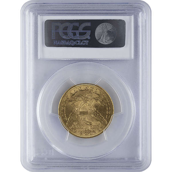 $10 LIBERTY U.S. GOLD PCGS-61 — reverse