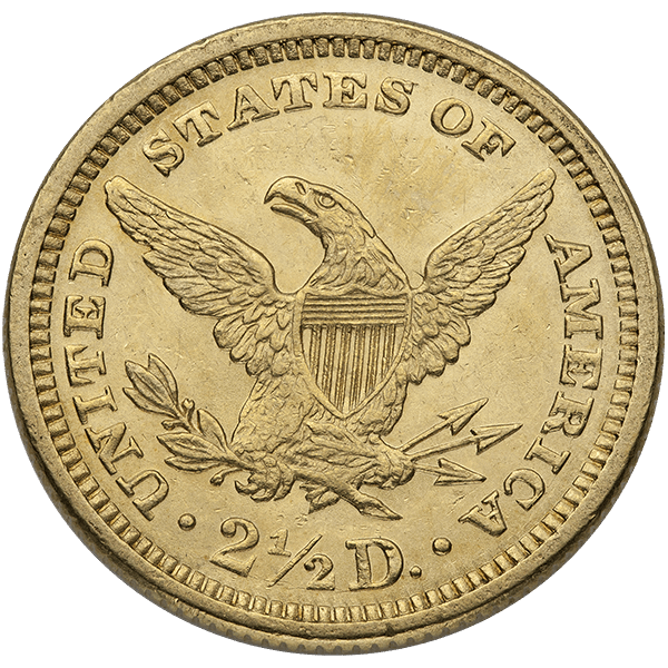 $2.5 U.S. GOLD LIBERTY BU — reverse