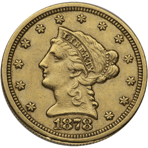 $2.5 U.S. GOLD LIBERTY XF — obverse