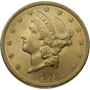 $20 U.S. GOLD LIBERTY BU — obverse