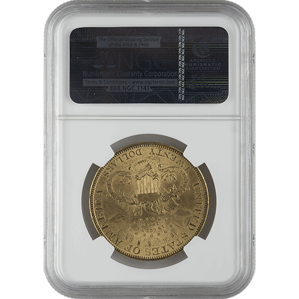 $20 U.S. GOLD LIBERTY NGC62 — reverse