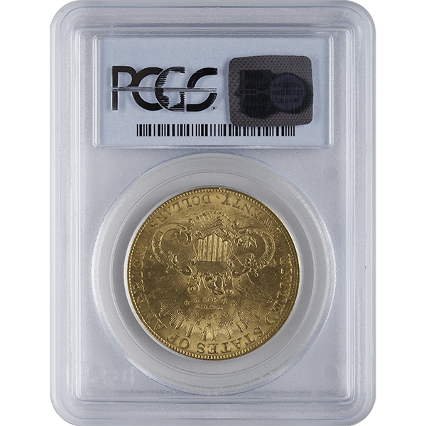 $20 U.S. GOLD LIBERTY PCGS62 — reverse