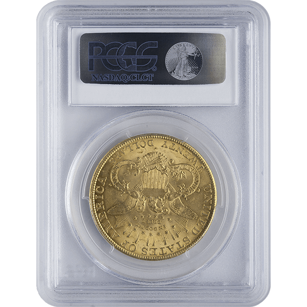 $20 U.S. GOLD LIBERTY PCGS63 — reverse