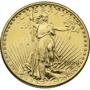 $20 U.S. GOLD SAINT LP — obverse