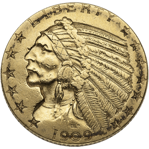 $5 U.S. GOLD INDIAN LP — obverse