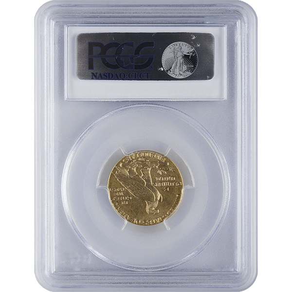 $5 U.S. GOLD INDIAN PCGS62 — reverse
