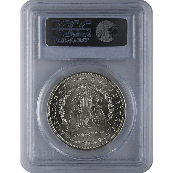 1878-1921 AMERICAN SILVER MORGAN DOLLAR PCGS63 — reverse