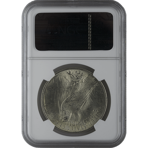 1921-1935 AMERICAN SILVER PEACE DOLLAR NGC63 — reverse