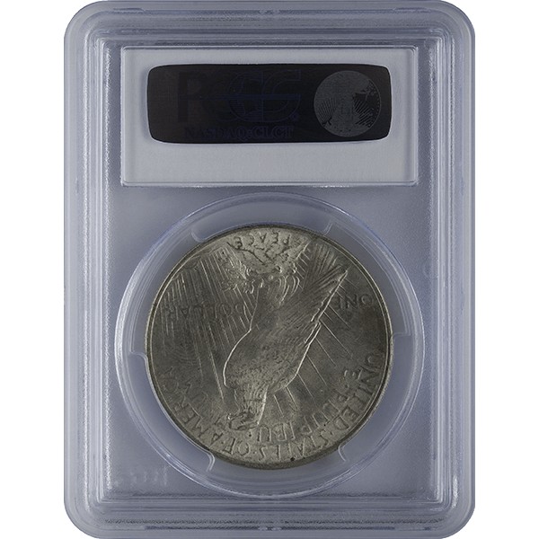 1921-1935 AMERICAN SILVER PEACE DOLLAR PCGS64 — reverse