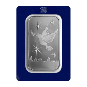 100 GRAM SILVER BAR HOLY LAND MINT — obverse