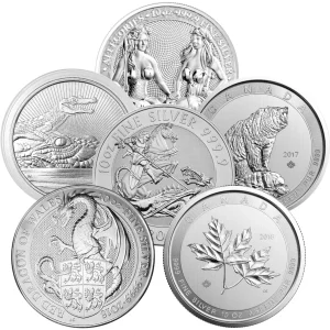 10 OZ SILVER SOVEREIGN MINT COINS MISC TYPE — obverse