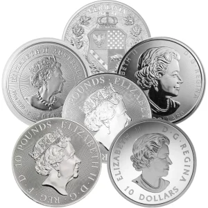 10 OZ SILVER SOVEREIGN MINT COINS MISC TYPE — reverse