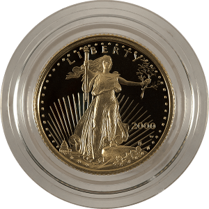 1/10 OZ AMERICAN GOLD EAGLE PROOF (CAPS OR SLABS) — obverse