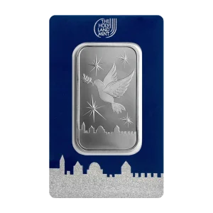 1 OZ SILVER BAR HOLY LAND MINT — obverse
