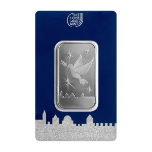 20 GRAM SILVER BAR HOLY LAND MINT — obverse