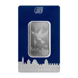 1/2 OZ SILVER BAR HOLY LAND MINT — obverse